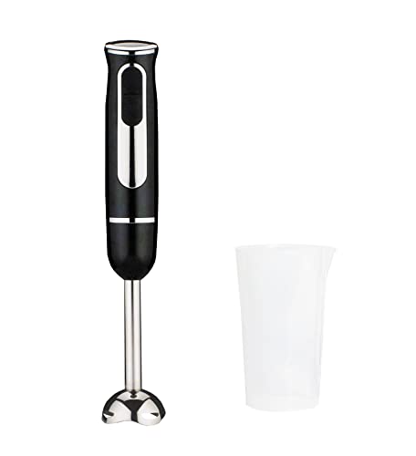 BATIDORA DE MANO 700W CUCHILLAS ACERO INOXIDABLE BRAZO METAL VASO INCLUIDO MP-BM700