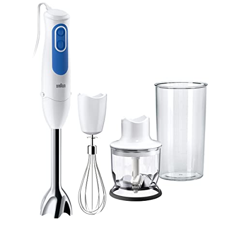 Braun MQ 3025 Spaghetti Immersion blender 600L 700W Blue, White blender MQ 3025 Spaghetti, Immersion blender, 600 L, Blue, White, 0.35 L, 13500 RPM, 1.2 m