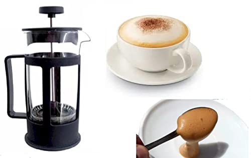 vidoelettronica, Batidora espumadora espuma leche café bebidas Cappuccino Shaker cristal, 300