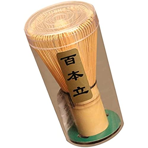 BLOSUM Cepillo de Madera para té Matcha japonés, Batidor Matcha Hecho a Mano (Chasen),Accesorio de Ceremonia de té de Madera Chasen Matcha en Polvo Herramienta,