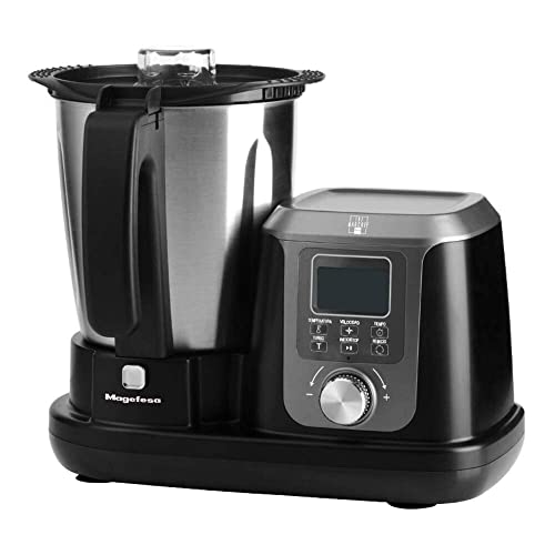 M MAGEFESA 02RO4550000 MAGEFESA 02RO4550000-Robot de Cocina Modelo MAGCHEF Black MGF4550, 1200 W, Negro