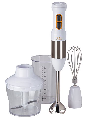 Jata Batidora Electrónica De Barilla INOX. Bt171 Vaso, 700 W, 0.5 litros, 0 Decibelios, Blanco y Acero Inoxidable